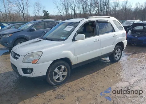 2009 Kia Sportage Ex V6 из США, поврежденный, VIN KNDJE723997619982